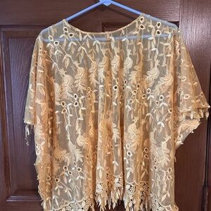 Elegant Lace Embroidered Top